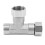 304Stainless Steel3-Way Pipe Tee Fitting G1/2 1