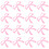 60Stk Bowknot Drink Tags Wiederverwendbare Weinglashalter 1