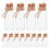 5Sets Mini Glasflaschen Mit Kork, Transparent, Für Und DIY 1