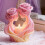 Multifunctional Silicone Rose Lover Statue Mold for Crafting 5