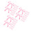 60Stk Bowknot Drink Tags Wiederverwendbare Weinglashalter 9