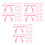 60Stk Bowknot Drink Tags Wiederverwendbare Weinglashalter 10