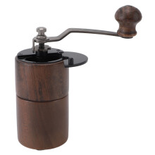 Molino de café manual de madera de nogal, 560 g, 155 x 185 mm