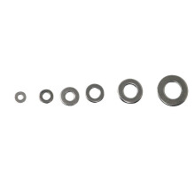 580 Pcs, Stainless Steel Flat Washers Set 9 Sizes & 600Pcs Black Nylon Flat Washer Assortment Kit