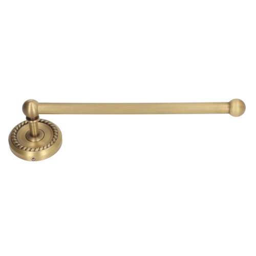 Vintage Copper Bathroom Towel Rack Single Rod 2