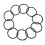 O-, Sealing , 30 Pieces, 45 mm x 3 mm, Nitrile Rubber, Black 4