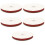 5Rouleaux Rubans Décoratifs Noël Multicolores En Polyester Pour Fêtes 7