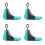 4St Verstelbare Plastic Schoenoprekkers En Platte 5