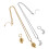 2Sets Elegant Asymmetrisch Sieradenset Dames En Koppels 2
