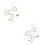2Sets Elegant Asymmetrisch Sieradenset Dames En Koppels 5