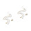 2Sets Elegant Asymmetrisch Sieradenset Dames En Koppels 7