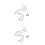 2Sets Elegant Asymmetrisch Sieradenset Dames En Koppels 9