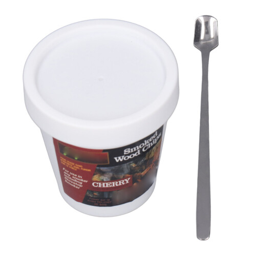 Astillas de madera para ahumar de cerezo, 93g/3.3oz, Natural 1