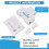 5-100A 220V  Meter Single Phase RS485 MODBUS Protocol LCD Backlit Display Din Rail Watt Meter  Meter 2