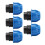 PE Water Pipe Quick Connector Coupling Kit25mm x G1/2 5 7