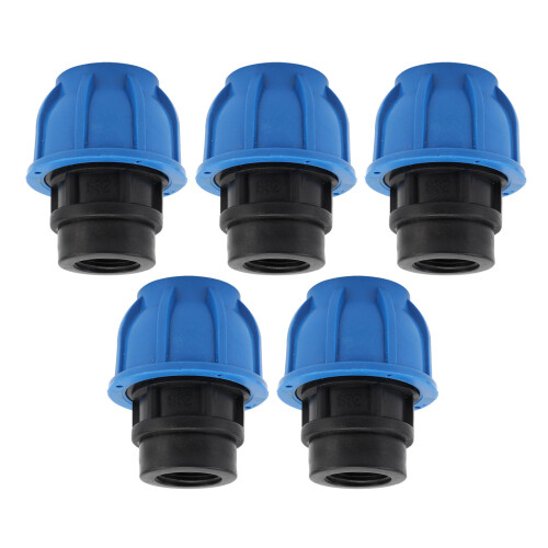 PE Water Pipe Quick Connector Coupling Kit25mm x G1/2 5 2