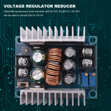 Moduł Obniżający 300W 20A Przetwornica Cc Cv Moduł Zasilania 6V-40V do 1.2V-35V Reduktor Regulatora Napięcia 4V 5V