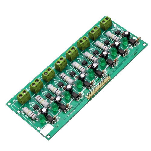 8 Channel 220V AC Optocoupler Module MCU TTL PLC Processors Module 1