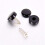 Screw Cap Cup Washer Hinged Cover Black ( Pack of 200 ) 2