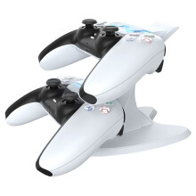 Fast Charging Station for PS5 Wireless Controller Gamepad Type-C LED Charger Dock Stand Base for 5