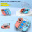 For  Switch2  Protective Case with Game Card Slots Clear Storage Shell Protection for Gaming Accessories 5