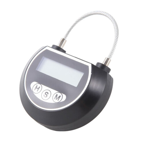 4X Electronic  Lock Timer Lock Container Multi Function  Lock Bin for Toys Black 1
