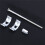 10Pcs Countertop Benchtop Joiner Joint Connector M6 Thread Bolt Half Moon Shaped Bracket Dog Bone Fastener 3