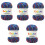 5Rolls Colored Acrylic Yarn Anti Pilling Dyed Milk-Section 8 1