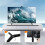 Base de TV de Aço Universal para Suporte de Tela LCD de 32 A 65 Polegadas com Suporte de TV de Liga de Alumínio 6
