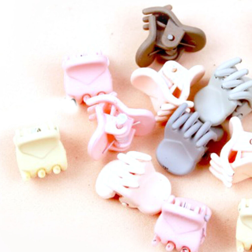 Mini Hair Clips 100pk Fruit Bow Design