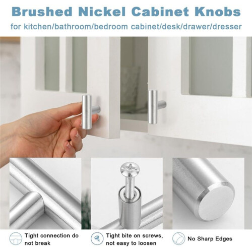 Solid Brass Art Deco Style Vertical Lines Linear Kitchen Cabinet Knobs Silver Nickel Drawer Handle Pull 1