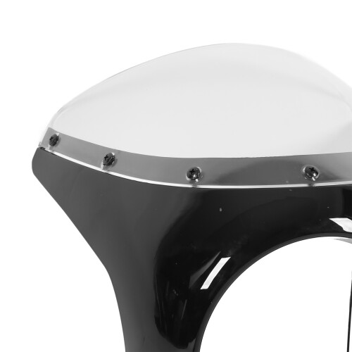 7in Motorcycle Headlight Fairing Smooth Black