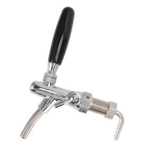 Brasses Extended Wall Mount Beer Tap-Original steel color