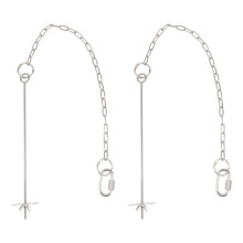 2pcs Stainless Steel Chicken Foraging Stimulators Hanging-L