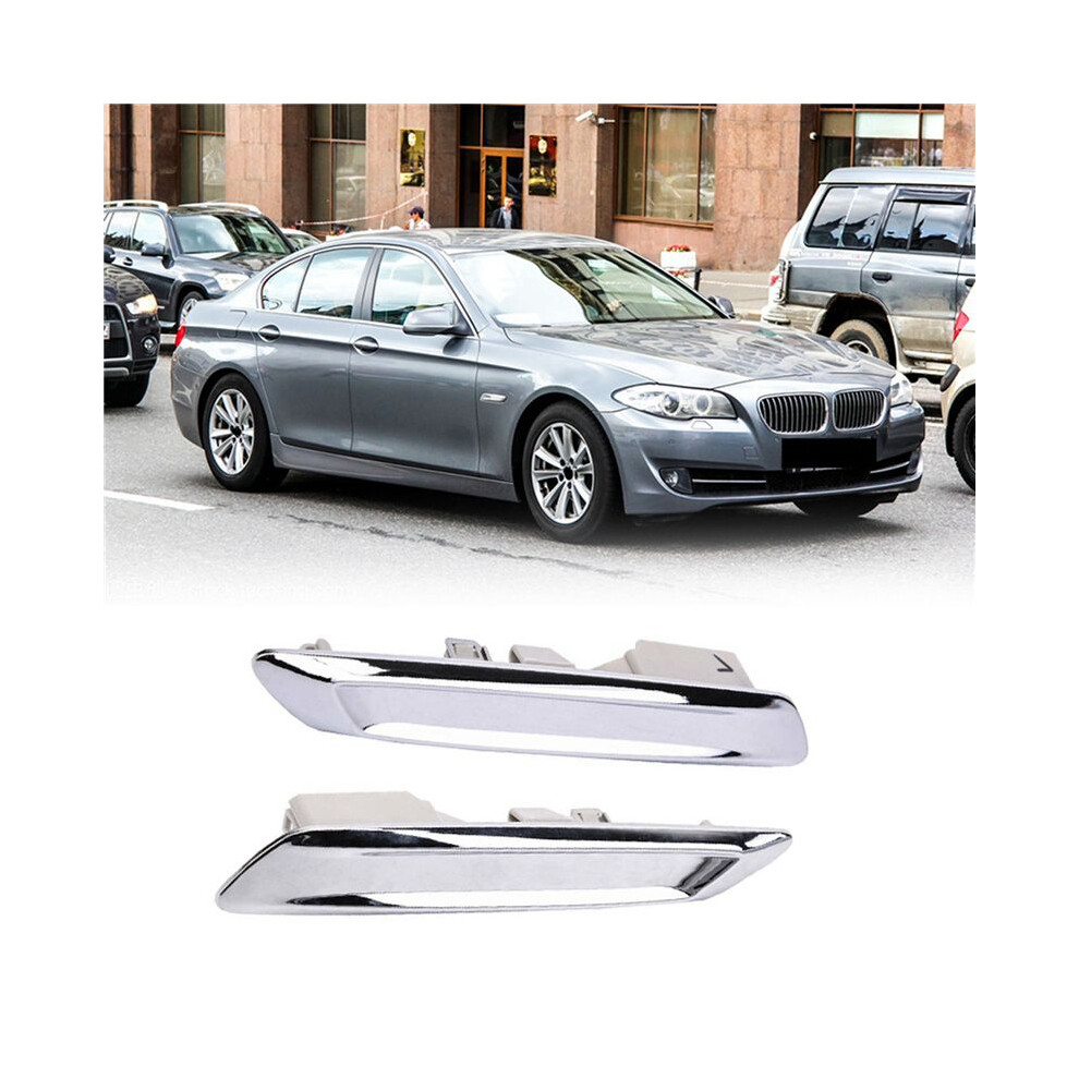 10X Car Front Left & Right Chrome Trim Molding For- F10 F11 528I 535I 51137336645 51137336646 6034116870206