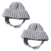(1 Pack)Pet Knit Hat - Soft Cap for Small Dogs & Cats,-Gray 2