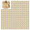 M3 X 3mm Female Thread Brass Knurled Threaded Insert Embedment Nuts 1000PCS 1