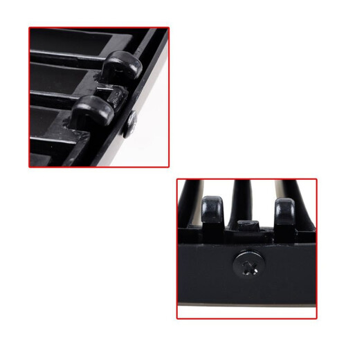 2X Front Grille Replacement for  E30 3-Series M3 Front Hood Bumper Grill Matte Black 1982-1994 1