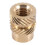 600Pcs M3 Thread Knurled Brass Threaded Heat Set Heat Resistant Insert Embedment Nut for 3D Printer 4