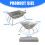 Thin Untarnished Transportable Barbecue For Firewood Cooking-B4 4