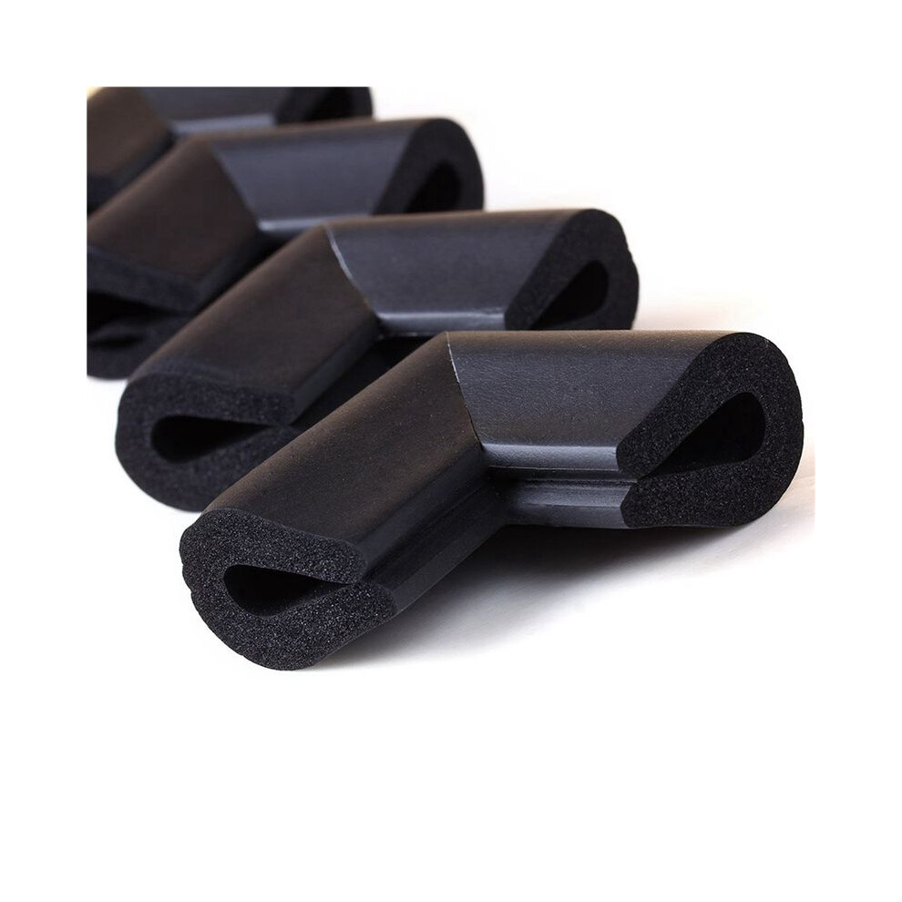 24Pcs Bumper Corner Protectors By Table Baby Safety Black 4713494850933