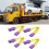 4pcs Tie Down Straps Soft Loop Tie Down Straps Heavy Duty Tie Down Axle Straps Car Retractable Tie Down Loops 3