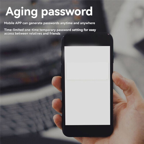 Tuya  Locks Fully Automatic Electronic Door Lock with Biometric Fingerprint Lock Rfid Card Password Key Unlock 1