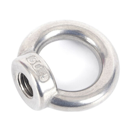 10X M6 Eye Mutter Rostfritt Stål Marine Lifting Eye Mutter Ring Mutter Eyelet för Kabellyft 2
