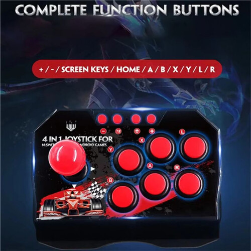 2X per  Joystick da Gioco 4 In 1 con Cavo USB Console per Giochi Rocker Arcade Station per   Android TV per PS3 PC 2