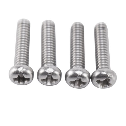 M2 x 8mm 304 Rostfritt Stål Phillips Pan  Skruvar Bolt 1200St 1