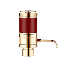 Luxurious Electric Wine Aerator Decanter Dispenser & Vacuum Saver Quick Decanter Wine Pourer Gift for Wine Lover Golden