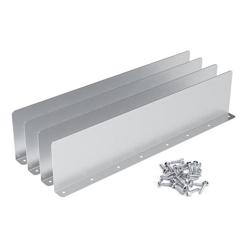 8Pcs Gutter Valley  Guard,Rainwater Valley Gutter  Guard, Rain Drip Gutter Guard for Shingle Roofs Corner 1