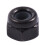 M2 Zinc Plated Nylock Nylon Insert Hex Lock Nuts Black 100Pcs 2