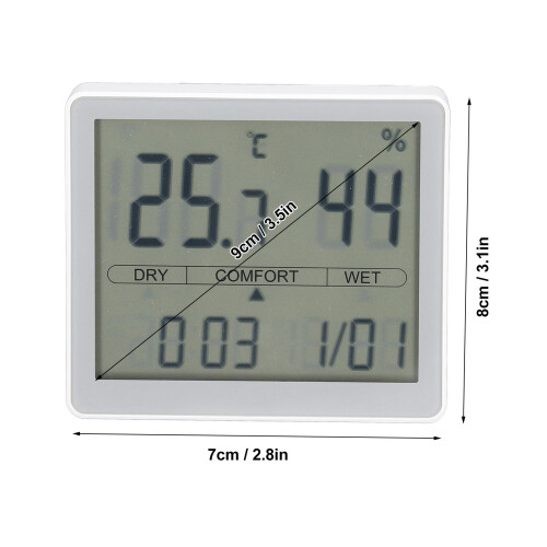 High Accuracy Indoor Thermometer Hygrometer with Large Screen, Multi-Mode Display 1